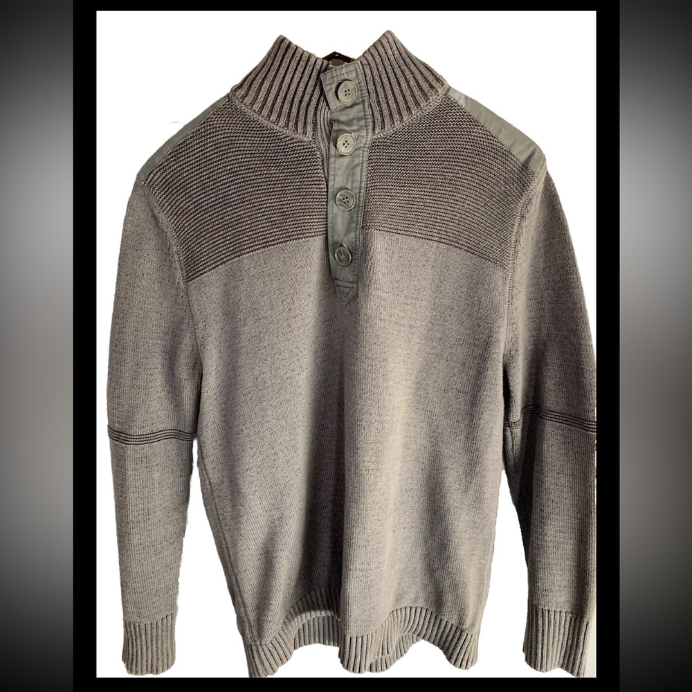Alex Steven’s Sweater Gray Long Sleeve Size Medium Vintage